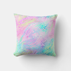 The Iridescent Leopard Series Design 10 Throw Pillow
