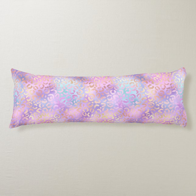 The Iridescent Leopard Series Design 11 Body Pillow (Front)