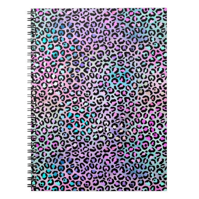 The Iridescent Leopard Series Design 12 Notebook (Front)