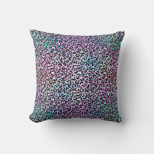 The Iridescent Leopard Series Design 12 Throw Pillow