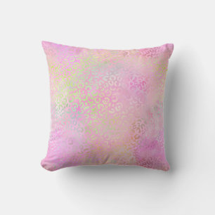 The Iridescent Leopard Series Design 1 Throw Pillow