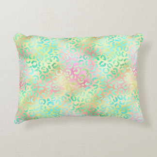 The Iridescent Leopard Series Design 2 Accent Pillow