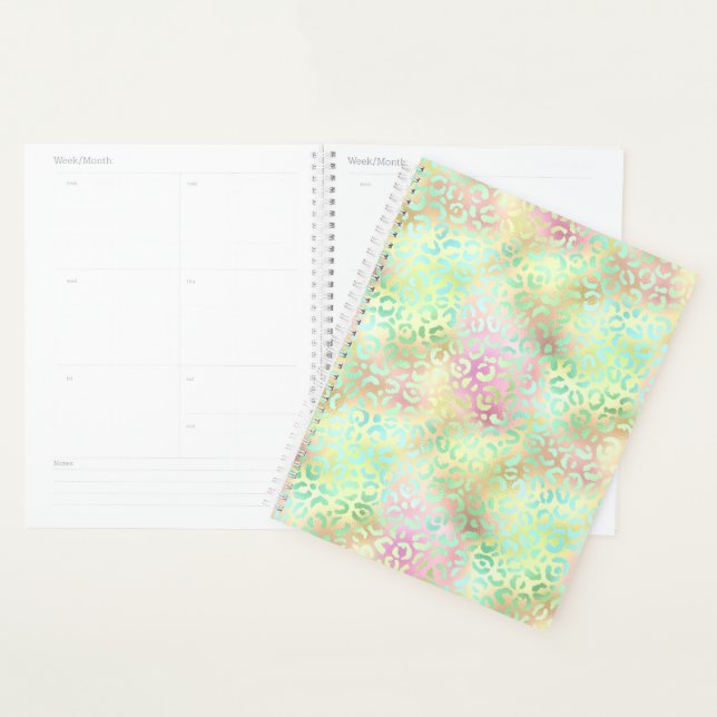 The Iridescent Leopard Series Design 2 Planner (Display)