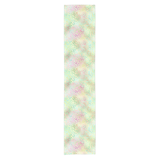 The Iridescent Leopard Series Design 2 Short Table Runner (Front)