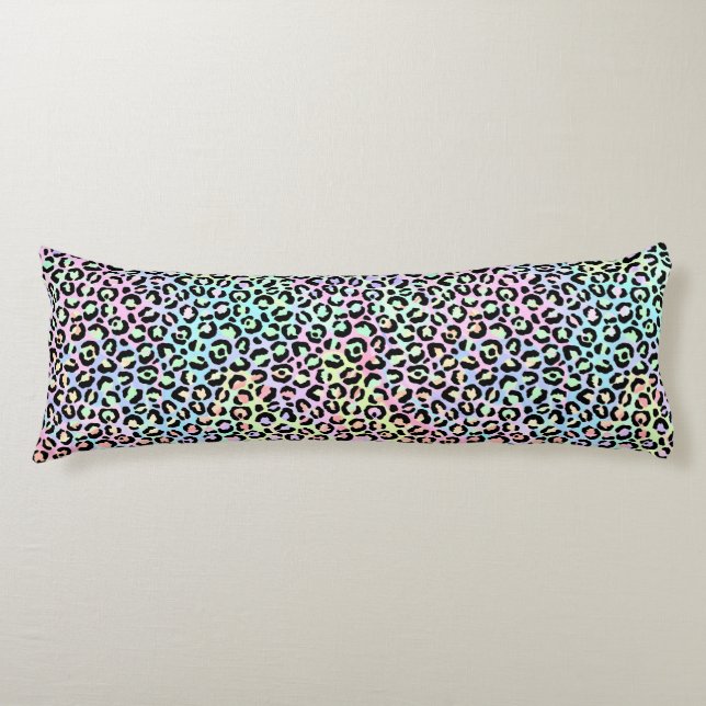 The Iridescent Leopard Series Design 5 Body Pillow (Front)