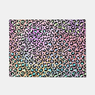 The Iridescent Leopard Series Design 6 Doormat
