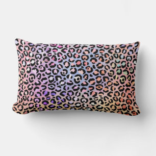 The Iridescent Leopard Series Design 7 Lumbar Pillow