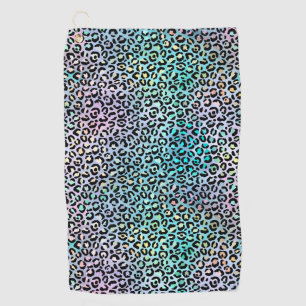 The Iridescent Leopard Series Design 8 Golf Towel