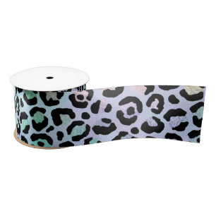 The Iridescent Leopard Series Design 8 Satin Ribbon