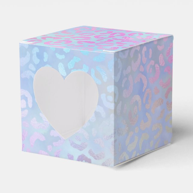 The Iridescent Leopard Series Design 9 Favor Box (Front Side)