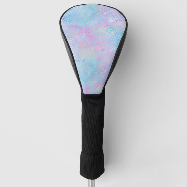 The Iridescent Leopard Series Design 9 Golf Head Cover (Front)