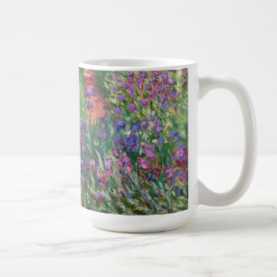 The Iris Garden At Giverny By Claude Monet Coffee Mug