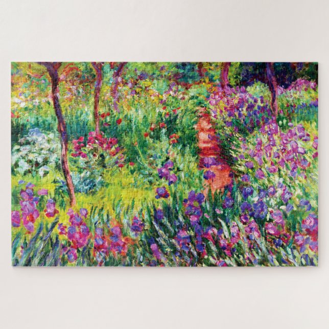 The Iris Garden at Giverny by Claude Monet Jigsaw Puzzle (Horizontal)
