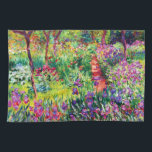 The Iris Garden at Giverny by Claude Monet Kitchen Towel<br><div class="desc">Please visit my store for more interesting design and more colour choice. => zazzle.com/iwheels*</div>