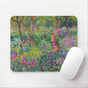 The Iris Garden At Giverny By Claude Monet Mouse Pad