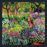 The Iris Garden at Giverny by Claude Monet Poster<br><div class="desc">Please visit my store for more interesting design and more colour choice =>  zazzle.com/iwheels*</div>