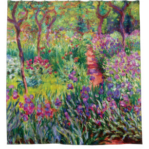 The Iris Garden by Claude Monet