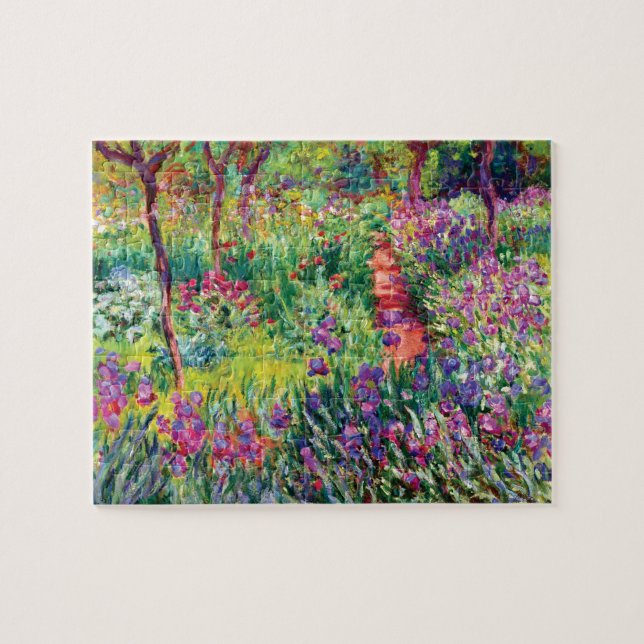 The Iris Garden by Claude Monet Jigsaw Puzzle (Horizontal)
