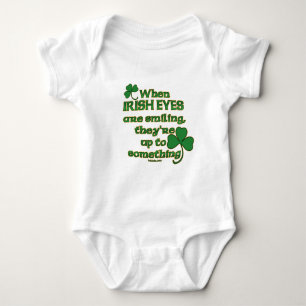 The Irish Eyes Joke on Fun Infant Baby Bodysuit