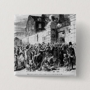 The Irish Famine 2 Inch Square Button