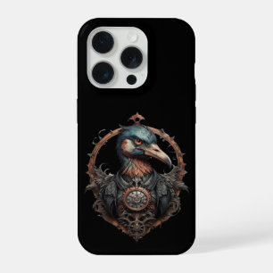 "The Iron Beak: A Steampunk Ibis" iPhone 15 Pro Case
