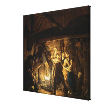 The Iron Forge, 1772 Gallery Wrap Canvas