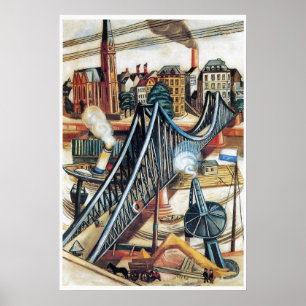 The Ironbridge by Max Beckmann Poster