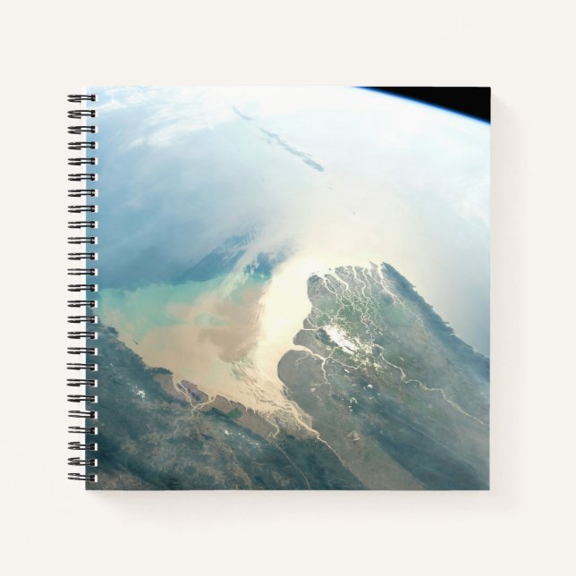 The Irrawaddy River Delta In Burma (Myanmar). Notebook (Front)