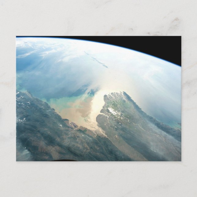 The Irrawaddy River Delta In Burma (Myanmar). Postcard (Front)