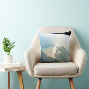 The Irrawaddy River Delta In Burma (Myanmar). Throw Pillow