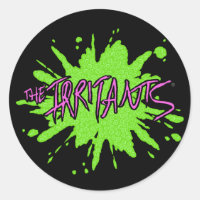 The Irritants Splat Logo Pink/Green