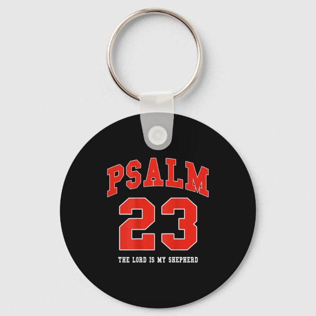 The Is Jesus Psalm 23 Lord Shepherd Keychain (Front)