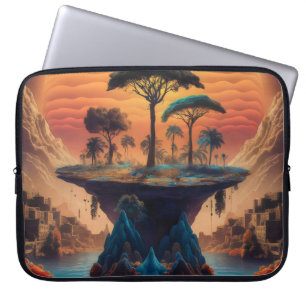 The island at sunset. laptop sleeve
