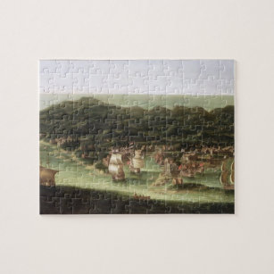 The Island of Barbados, c.1694 (oil on canvas) Jigsaw Puzzle