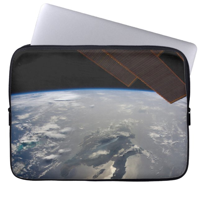 The Island Of Hispaniola With Sunglin Laptop Sleeve (Front)