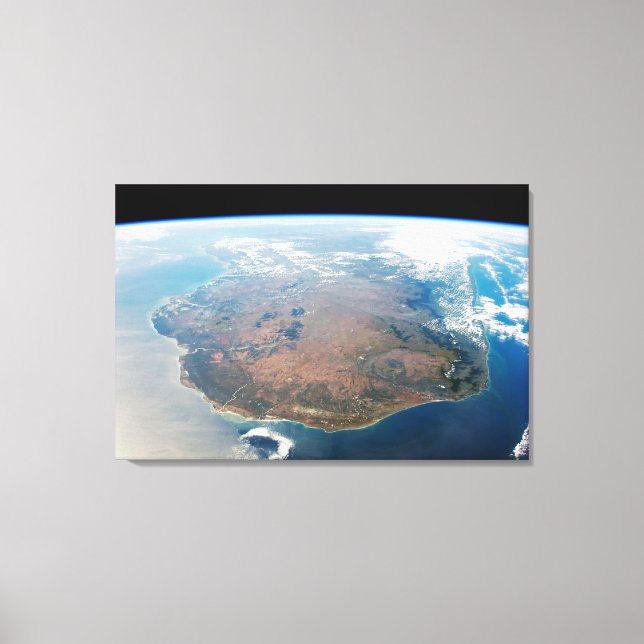 The Island Of Madagascar. Canvas Print (Front)