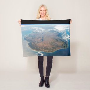 The Island Of Madagascar. Fleece Blanket