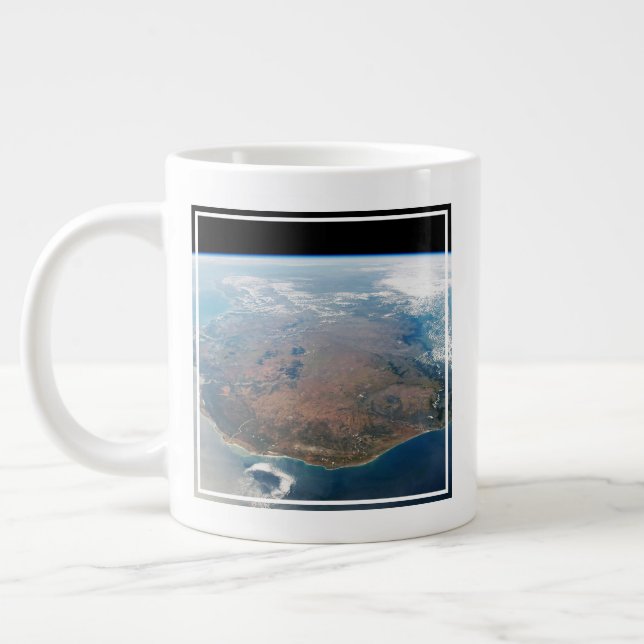 The Island Of Madagascar. Large Coffee Mug (Left)