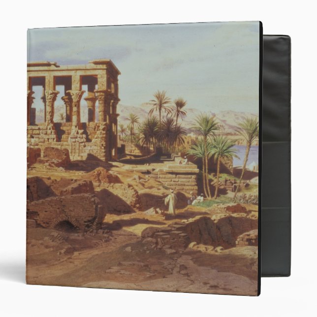 The Island of Philae, 1866 (w/c) Binder (Front/Inside)
