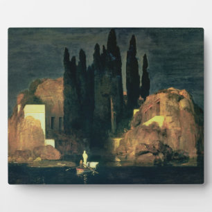 The Isle of the Dead, 1880 (oil on canvas) Plaque