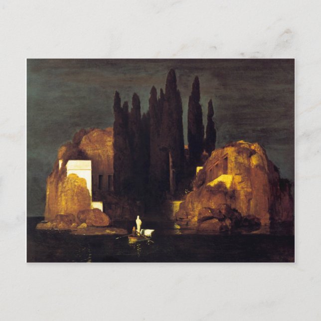 The Isle of the Dead by Arnold Böcklin Postcard (Front)