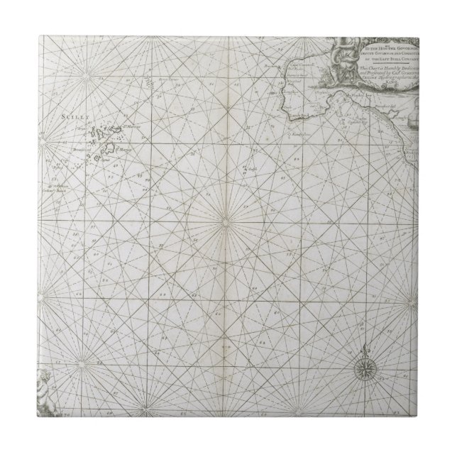 The Isles of Scilly & Cornwall Tile (Front)