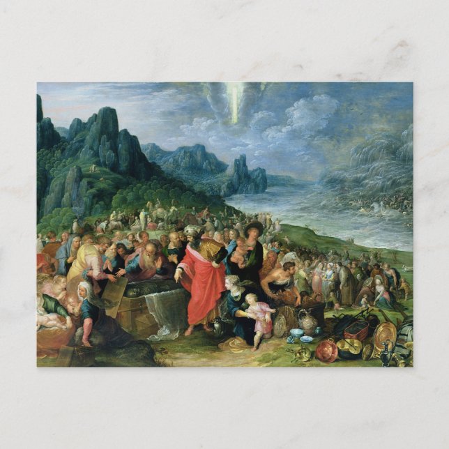 The Israelites on the Bank of the Red Sea, 1621 Postcard (Front)