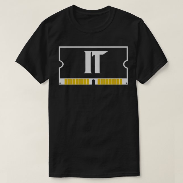 The IT Mafia with Ethernet Cable Premium  T-Shirt (Design Front)