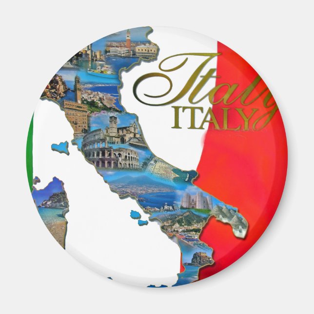 The Italian "Boot" Magnet (Front)