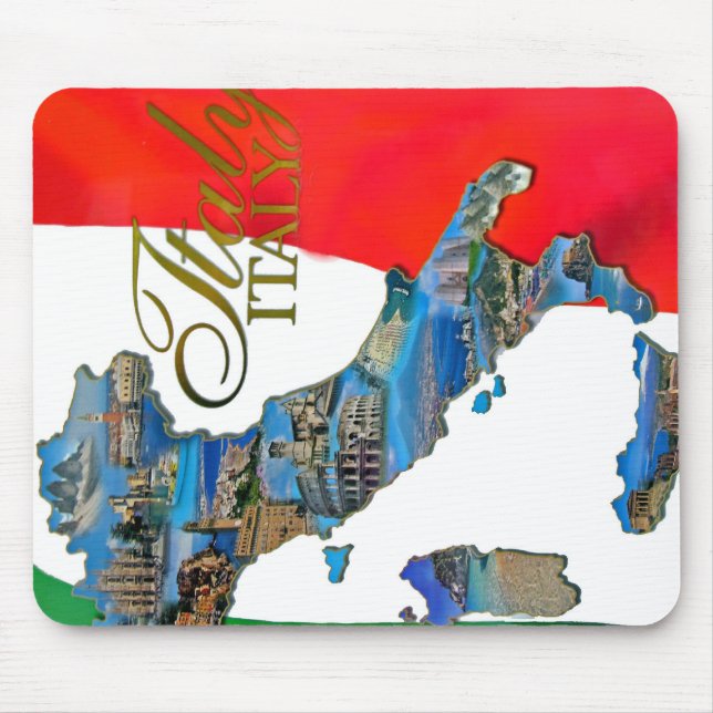 The Italian "Boot" Mouse Pad (Front)