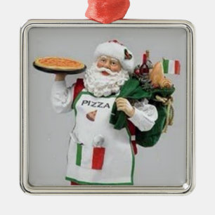 THE ITALIAN CHEF SANTA CHRISTMAS ORNAMENT
