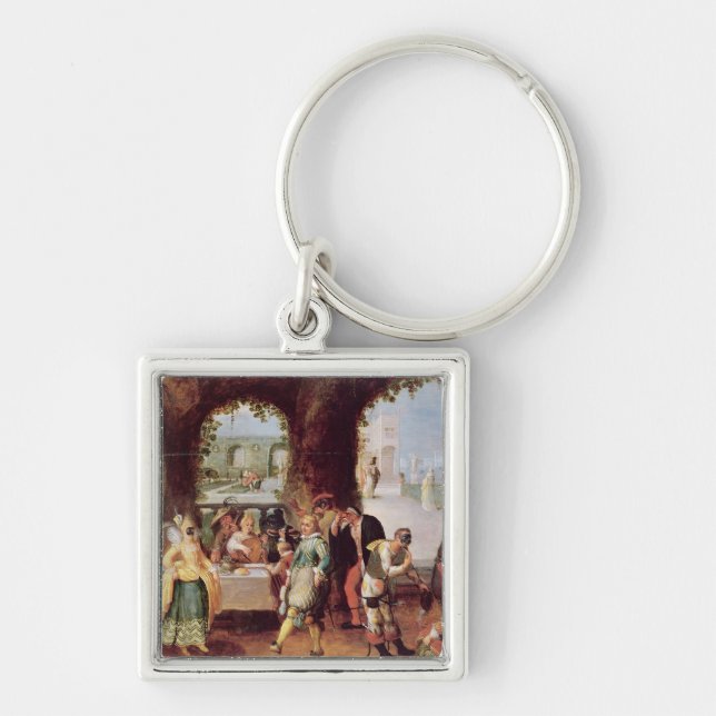 The Italian Comedians Keychain (Front)