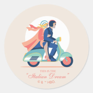 The Italian Dream - The White Lotus Classic Round Sticker
