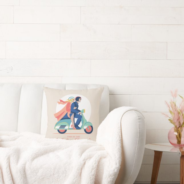 The Italian Dream - The White Lotus Throw Pillow (Couch)